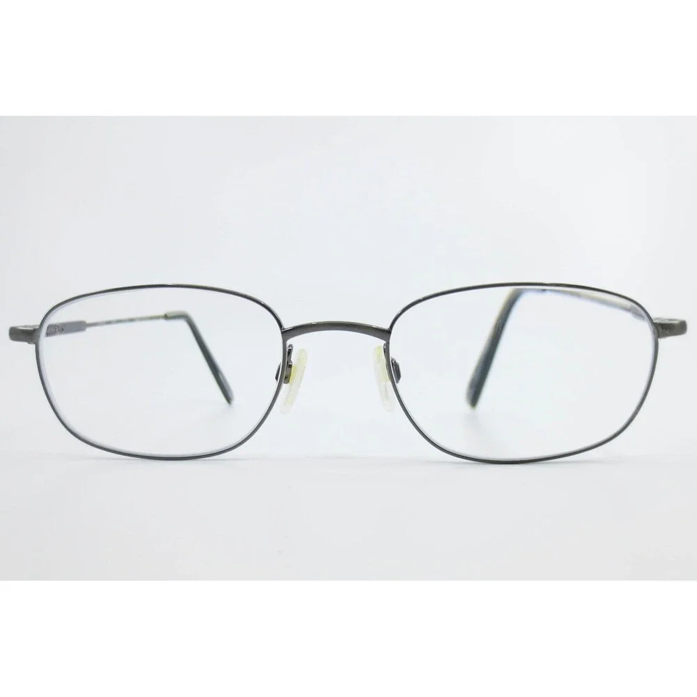 Wrangler Apparel Corp Jenkins Gunmetal Oval Eyeglass Frames 54-20-135 GUN Metal